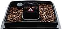 Kapazität des Bohnenbehälters eines Kaffeevollautomaten