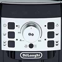 Stufenregelung einer Kaffeemaschine mit Mahlwerk Herkömmlicher Drehregelschalter, wie man sie an einer Kaffeemaschine mit Mahlwerk findet